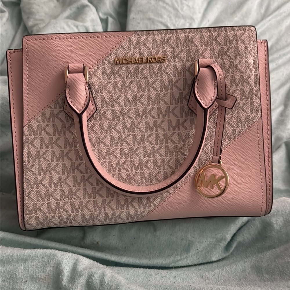 Michael Kors Pink and Tan Women's Bag